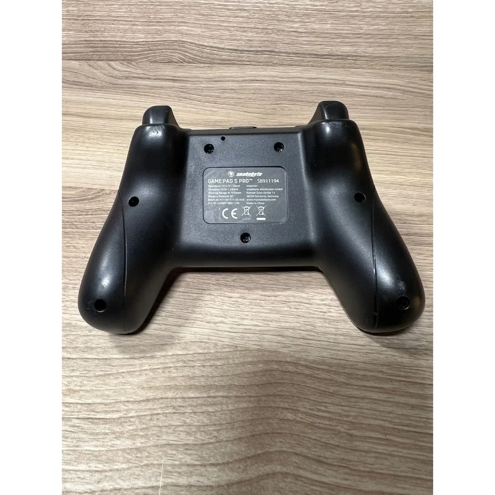Snakebyte Game Pad S Pro Wireless Bluetooth Controller for Nintendo Switch Black